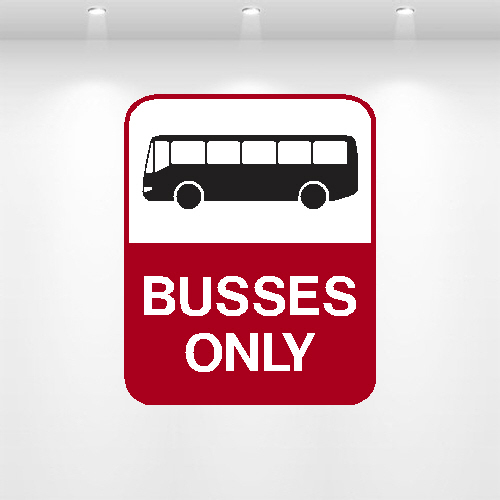 Image of Cone Topper Messaging - Busses Only